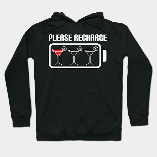 Margarita Please Recharge Hoodie by c1337s